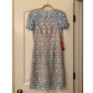 Light blue lace dress